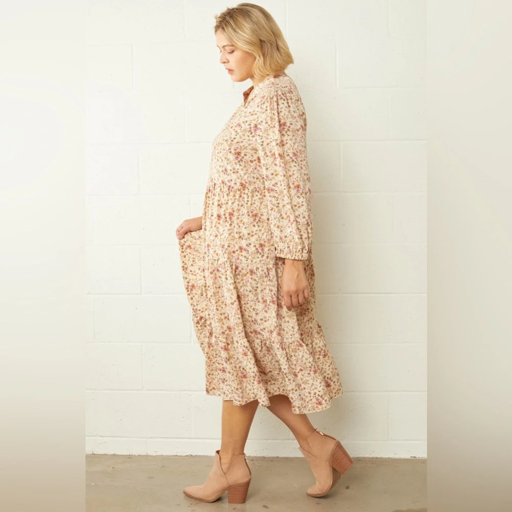 Gorgeous Floral Entro Dress - Size Small - Picture 3 of 9